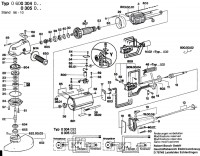 Bosch 0 600 304 060  Angle Grinder 220 V / Eu Spare Parts